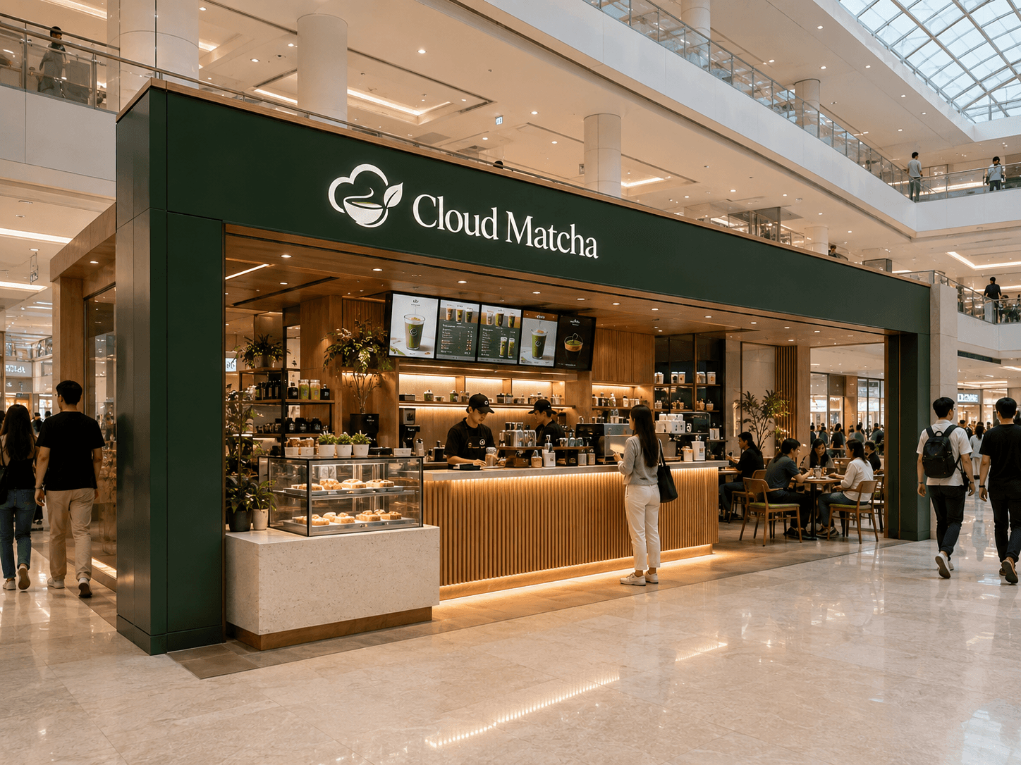 Glorietta Cloud Matcha in Makati City