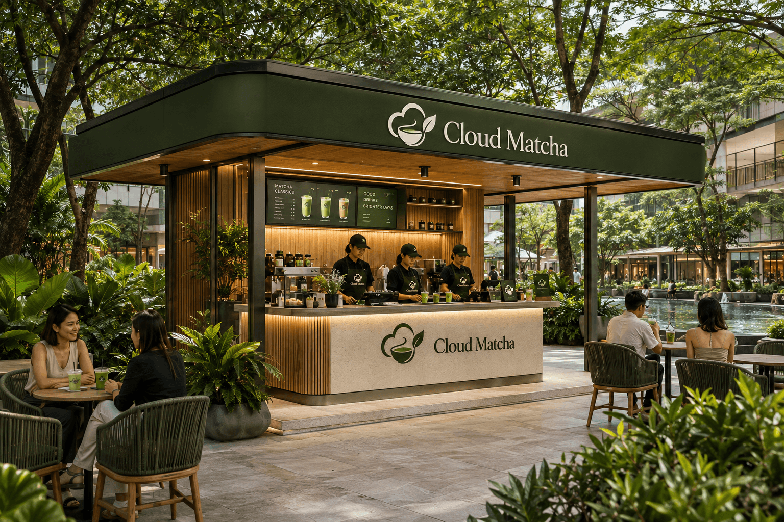 Greenbelt Cloud Matcha in Makati City